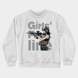 Girls' Frontline Tactical Chic Tee: Where Strength Meets Style Crewneck Sweatshirt